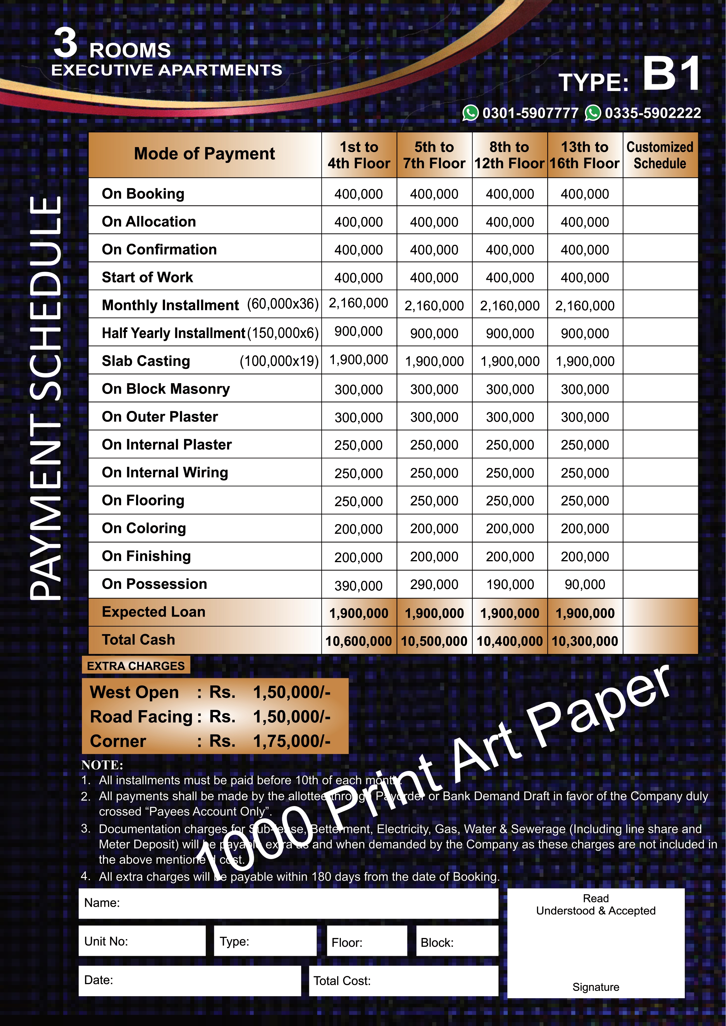 Payment Schedule 4
